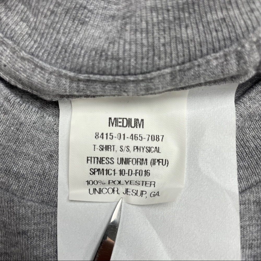 NEW United States Army Grey Short Sleeve T-Shirt - Picture 7 of 8